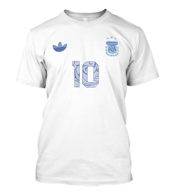 Argentina AFA 10 Trefoil Crest T-Shirt