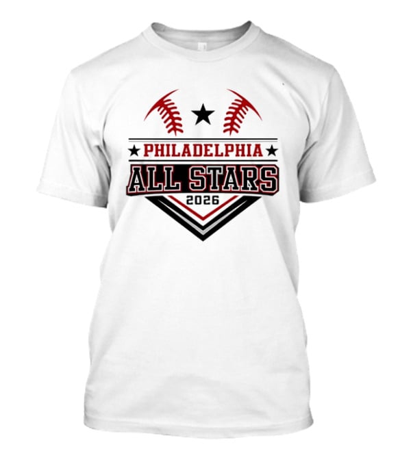 Philadelphia All Stars 2026 Baseball Star T-Shirt
