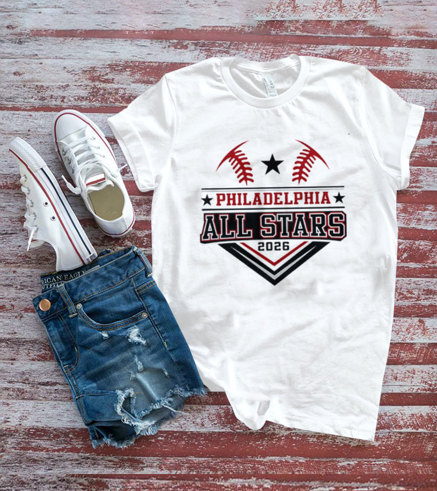 Philadelphia All Stars 2026 Baseball Star T-Shirt