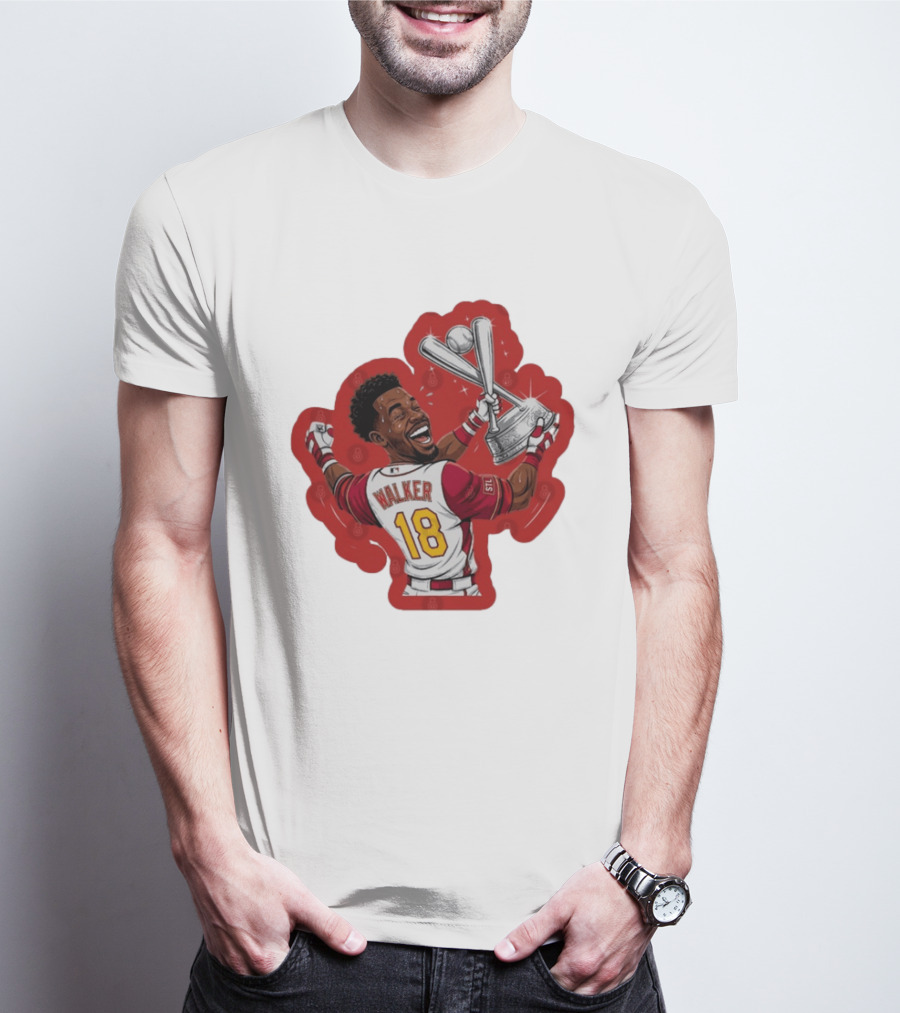 Jordan Walker 18 You Dont Boo Nobodies STL Victory Baseball Trophy T-Shirt