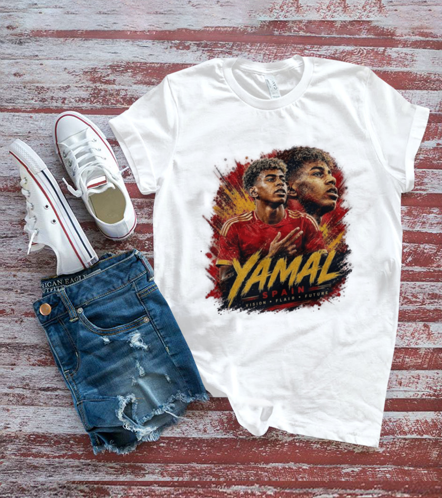 Yamal Spain Vision Flair Future Football T-Shirt