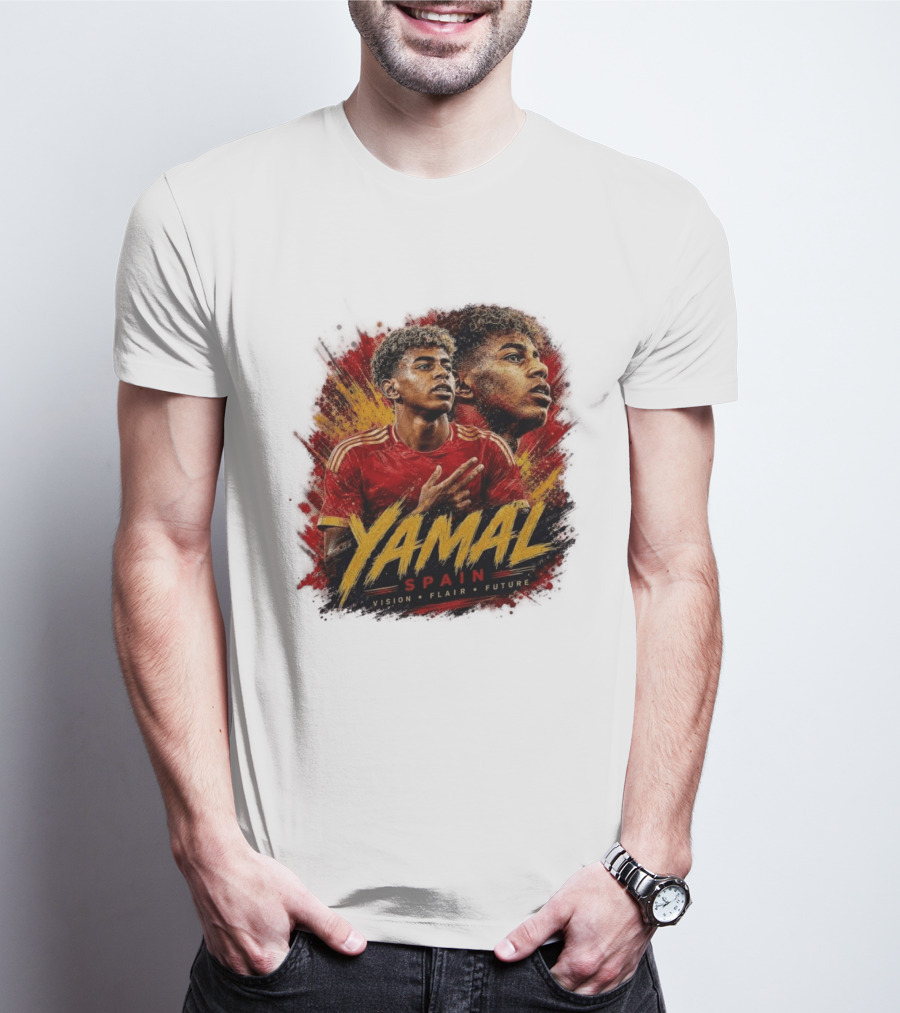 Yamal Spain Vision Flair Future Football T-Shirt