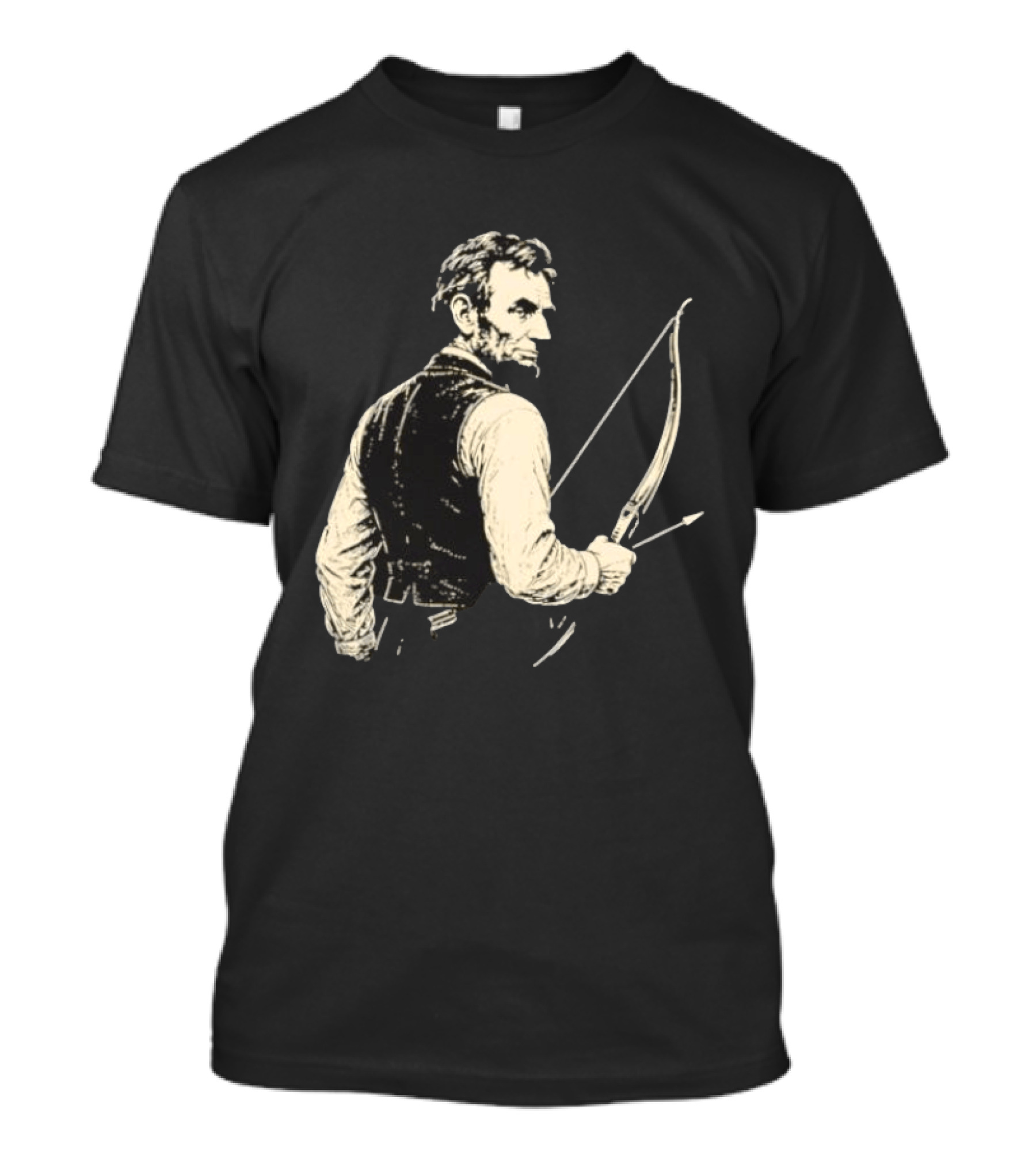 Abraham Lincoln Archery Bow And Arrow Hunting T-Shirt