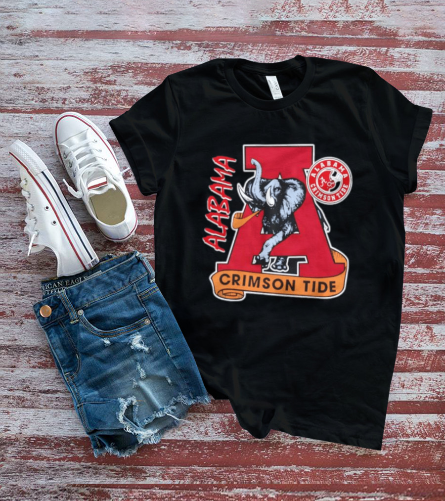 Alabama Crimson Tide Big Al Elephant NCAA Football T-Shirt