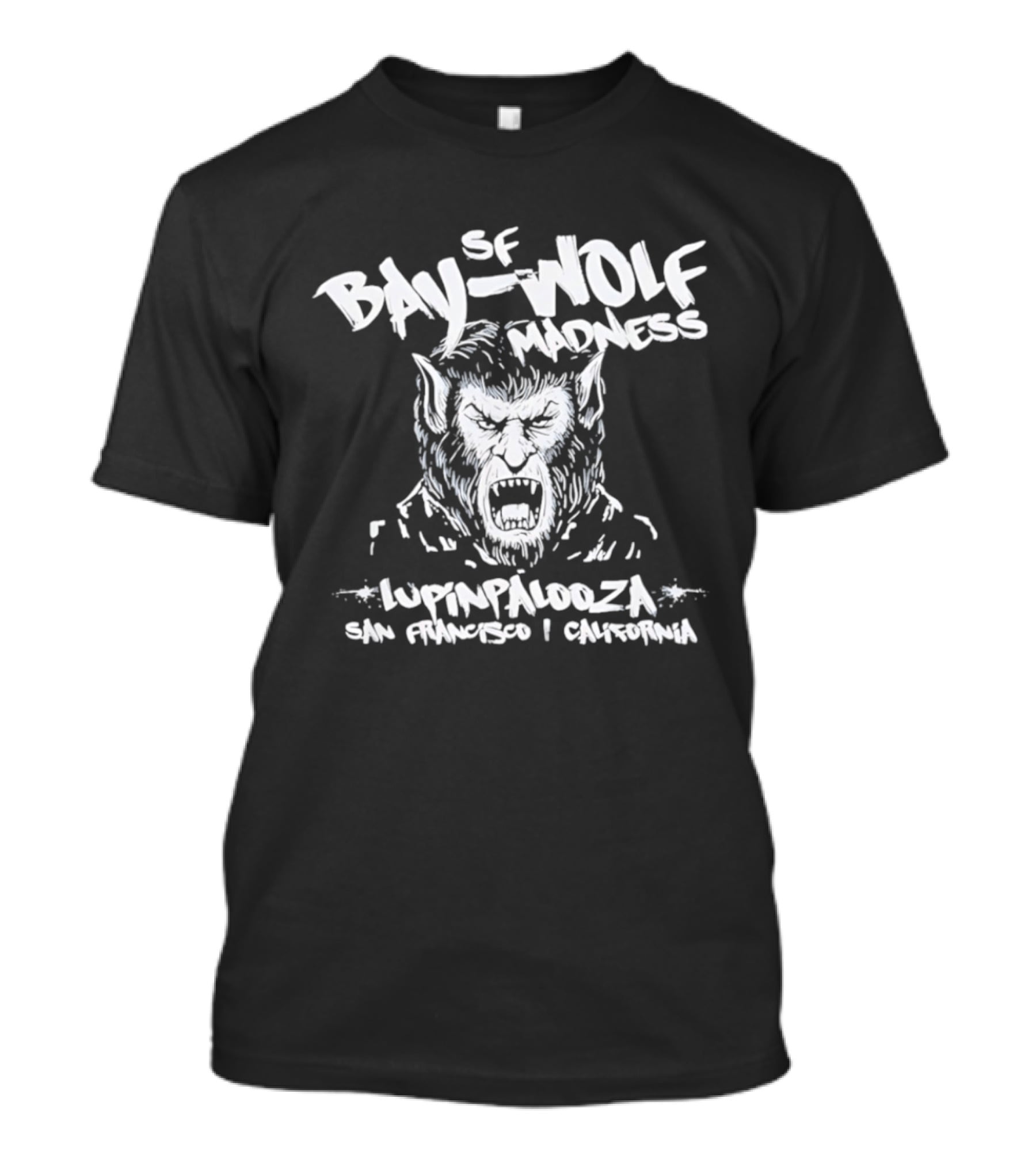 SF Bay Wolf Madness Lupinpalooza San Francisco California T-Shirt