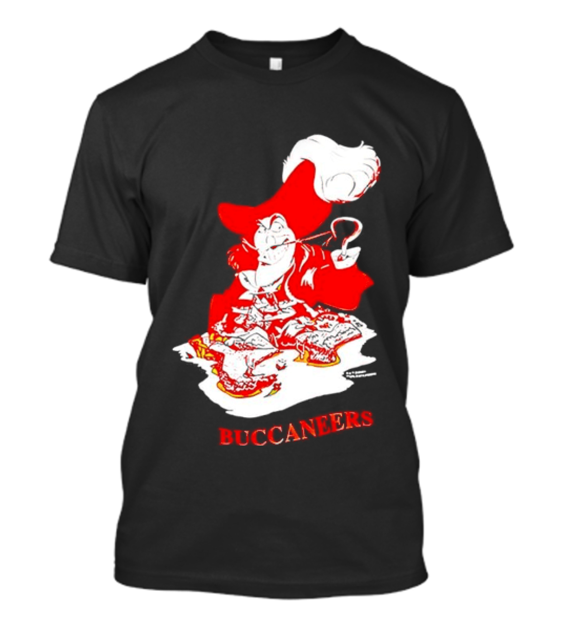 Captain Hook Buccaneers Pirate Tampa Bay T-Shirt