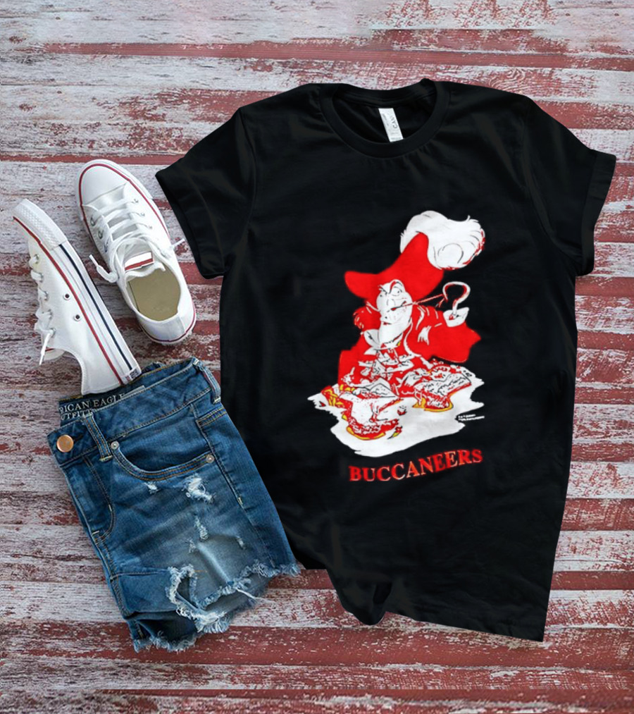 Captain Hook Buccaneers Pirate Tampa Bay T-Shirt