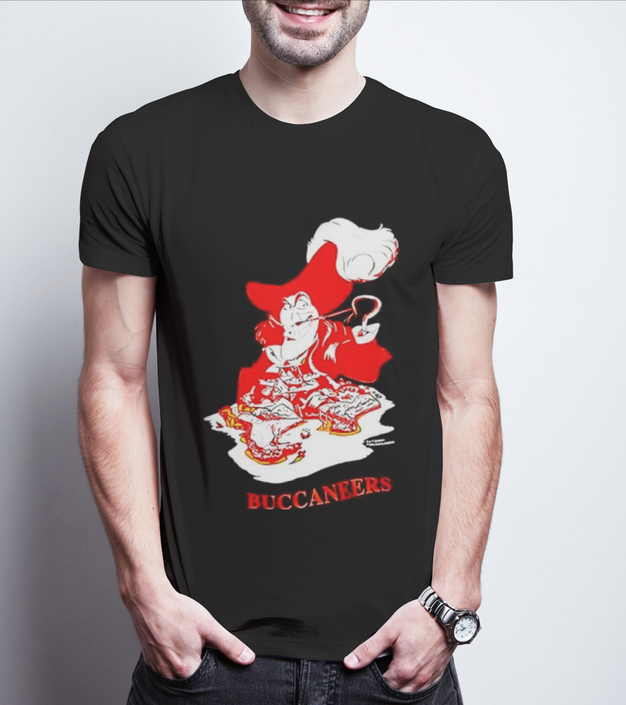 Captain Hook Buccaneers Pirate Tampa Bay T-Shirt