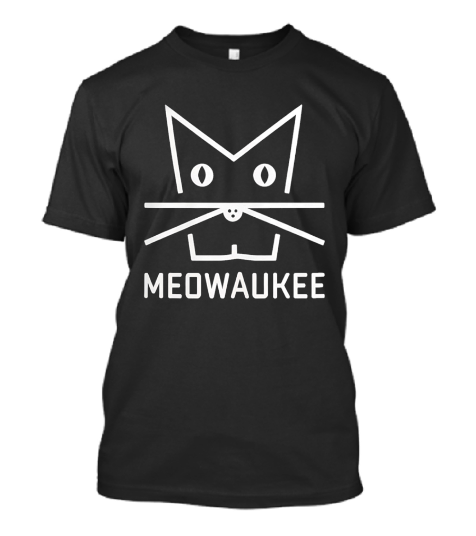Kat Timpf Meowaukee Cat Face T-Shirt