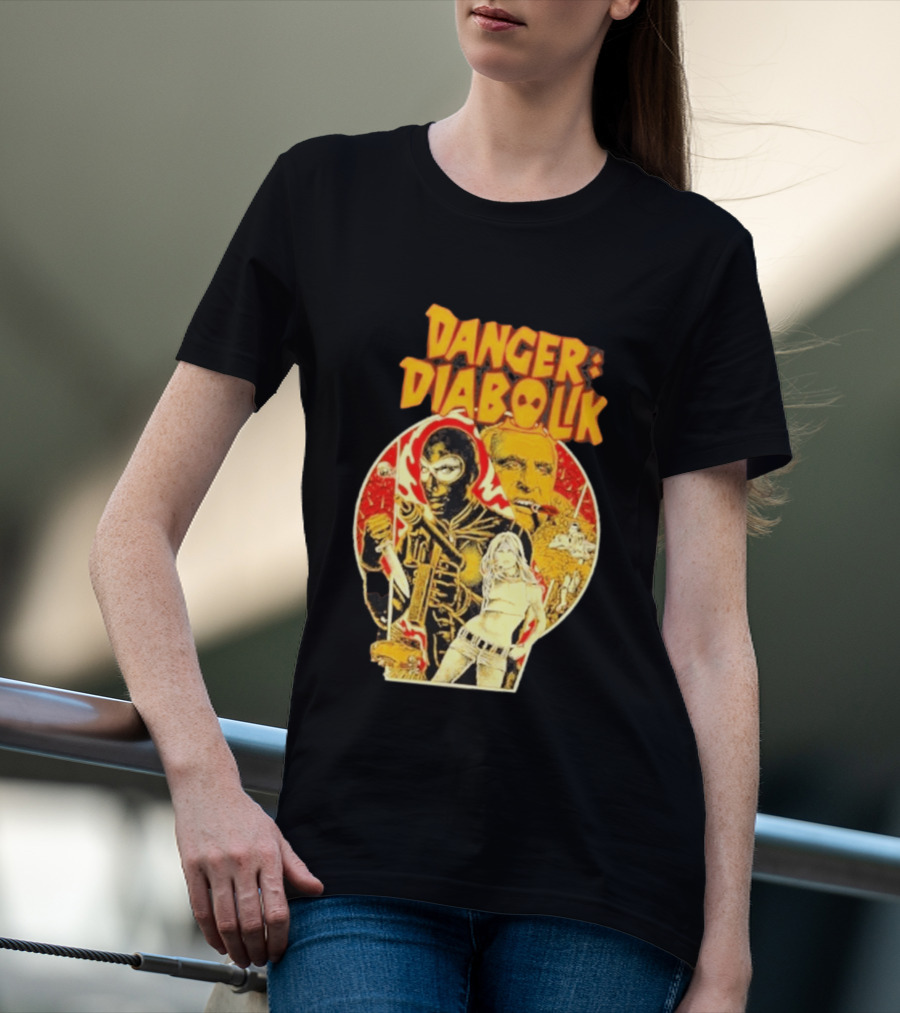 Danger Diabolik Italian Comic Mario Bava T-Shirt