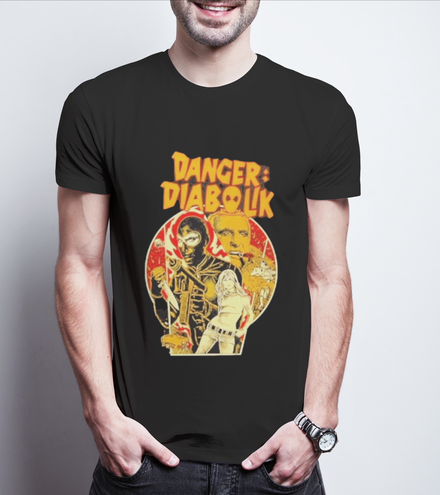 Danger Diabolik Italian Comic Mario Bava T-Shirt