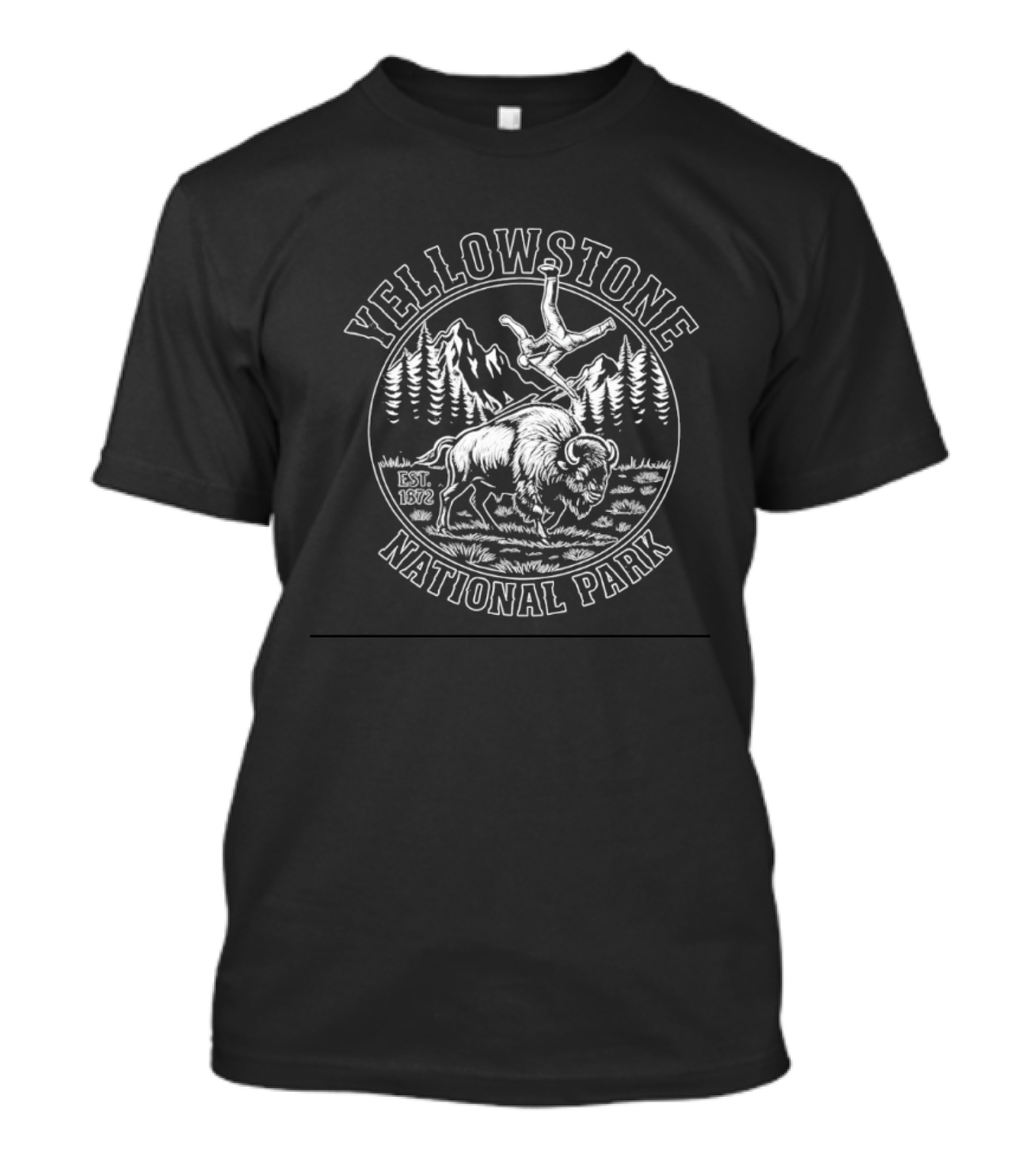 Yellowstone National Park Do Not Pet The Fluffy Cows Bison 2026 T-Shirt
