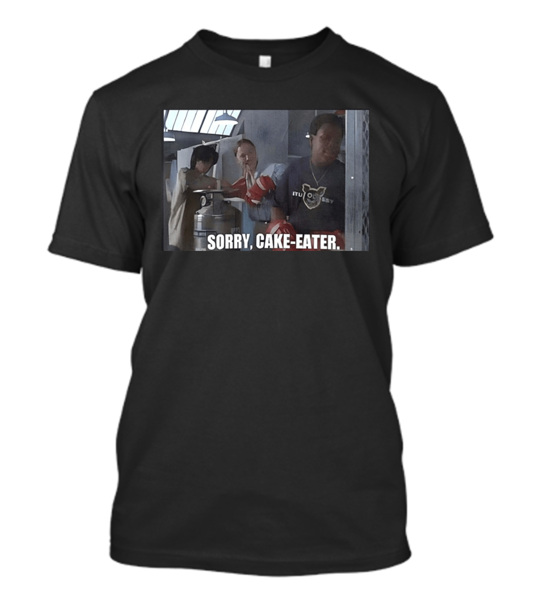 The Mighty Ducks Sorry Cake Eater Ice Hockey Scene T-Shirt