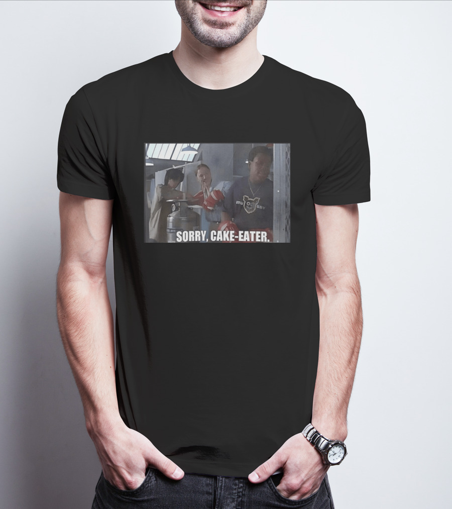 The Mighty Ducks Sorry Cake Eater Ice Hockey Scene T-Shirt