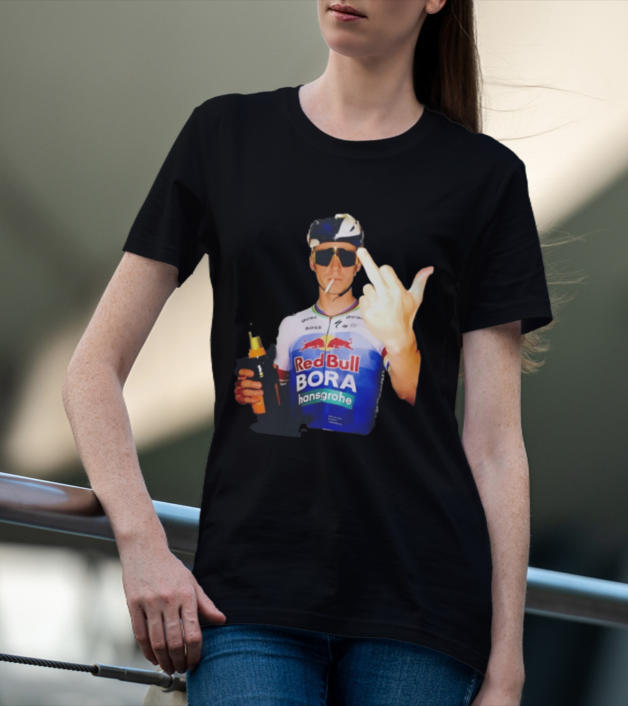 Remco Evenepoel Red Bull BORA Hansgrohe Smoking Gesture T-Shirt