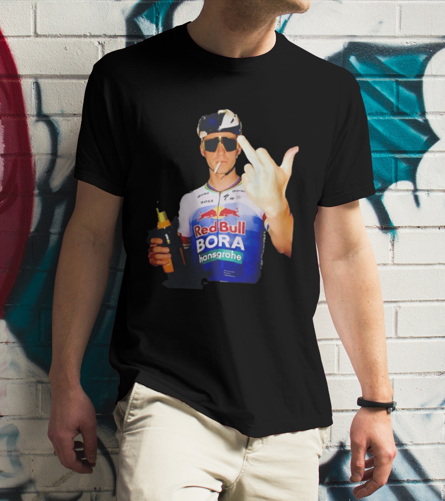 Remco Evenepoel Red Bull BORA Hansgrohe Smoking Gesture T-Shirt