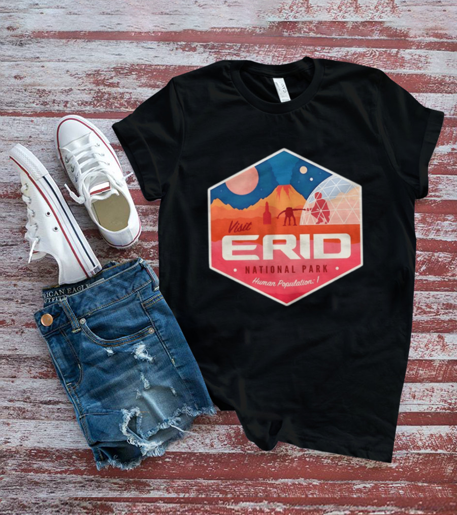 Rocky Alien Tau Ceti Visit Erid National Park Project Hail Mary Human Population One T-Shirt