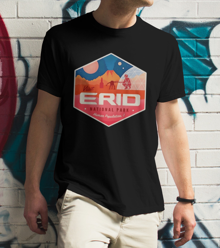 Rocky Alien Tau Ceti Visit Erid National Park Project Hail Mary Human Population One T-Shirt
