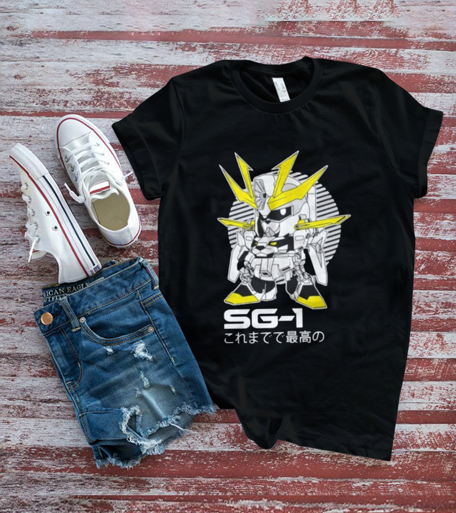 SG 1 Gundam Chibi Mecha Anime T-Shirt