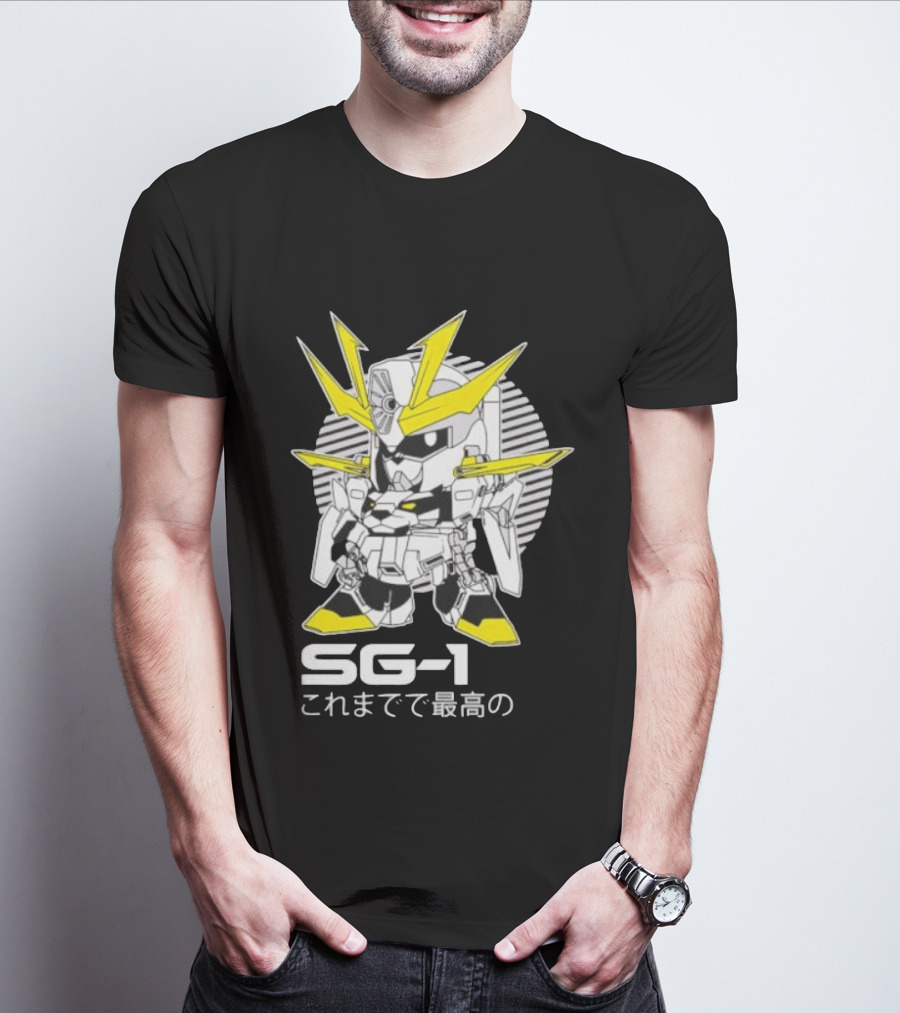 SG 1 Gundam Chibi Mecha Anime T-Shirt