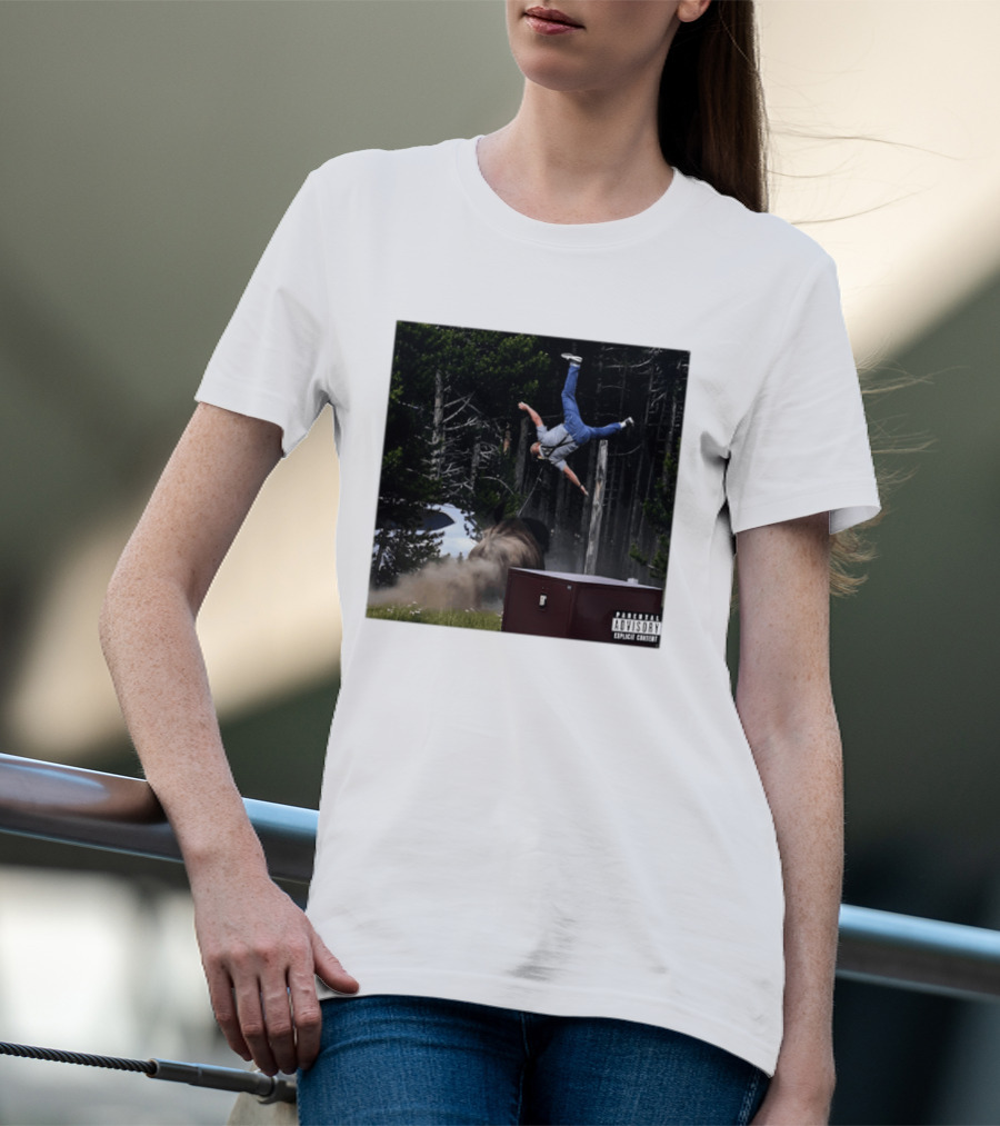 Bison Do Not Pet The Fluffy Cows National Park Parental Advisory Explicit Content Warning T-Shirt