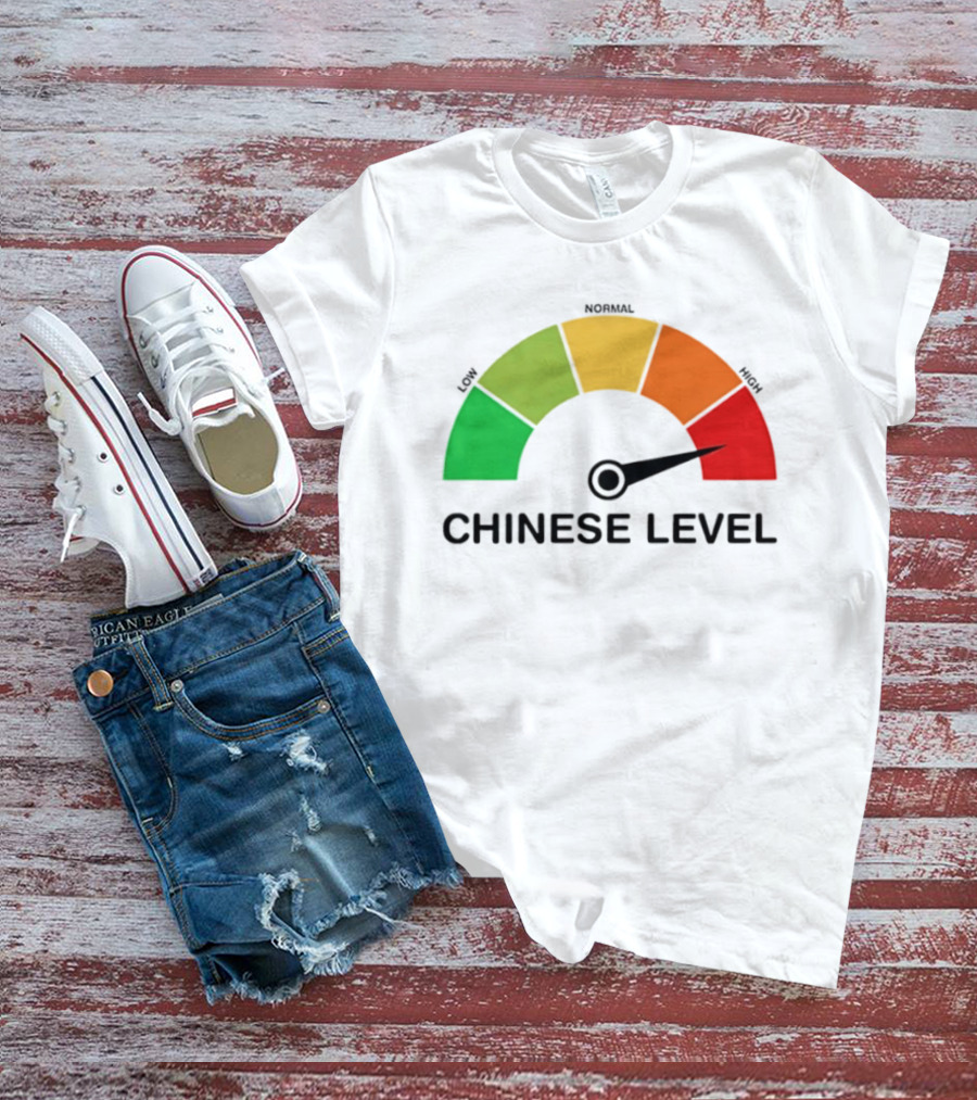 Chinese Level Meter Low Normal High Gauge T-Shirt