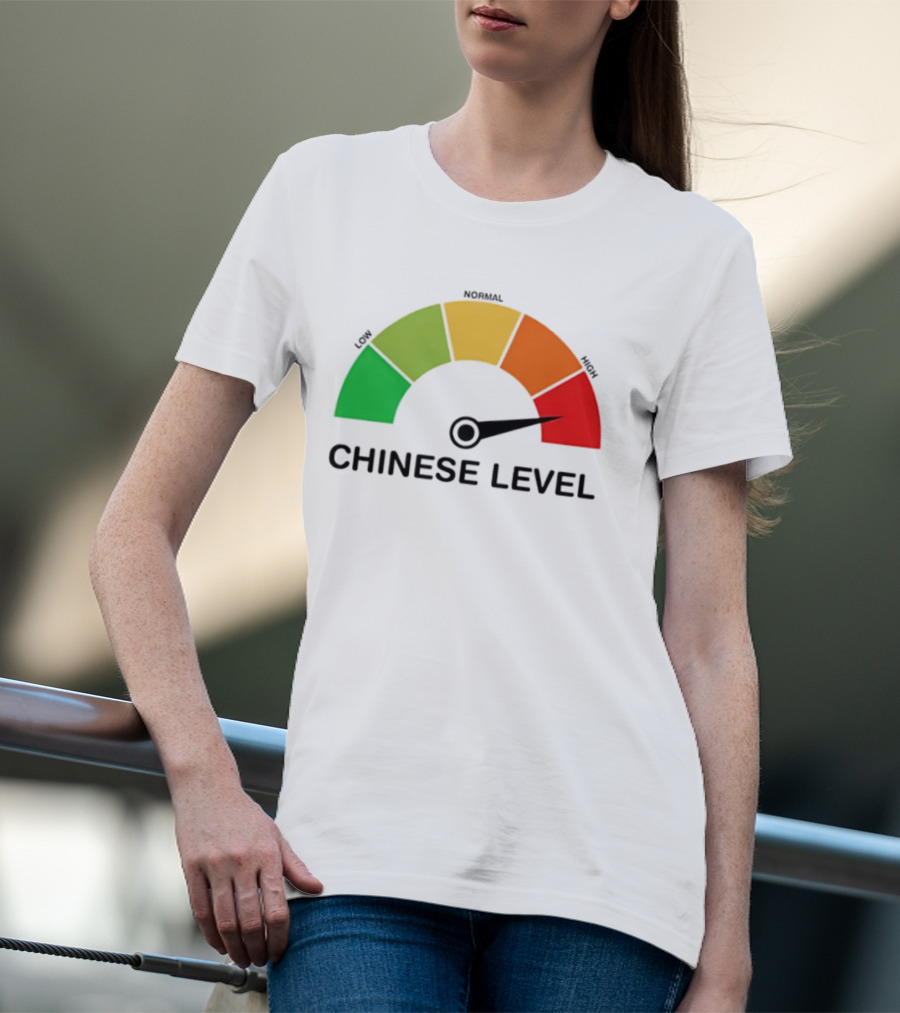 Chinese Level Meter Low Normal High Gauge T-Shirt