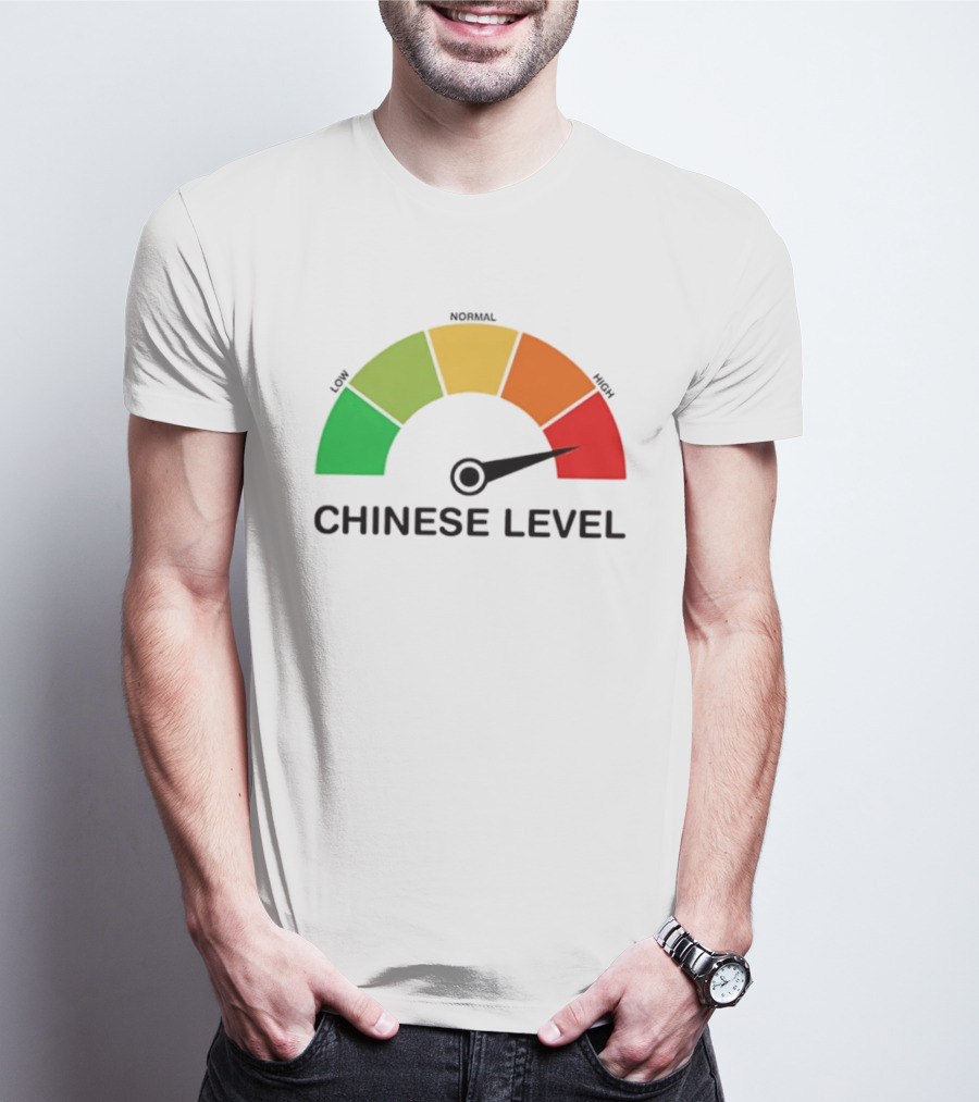 Chinese Level Meter Low Normal High Gauge T-Shirt