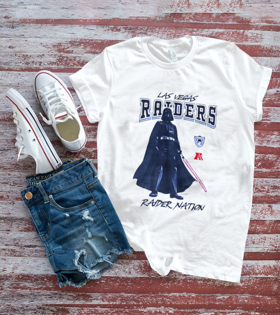 Las Vegas Raiders Darth Vader Raider Nation Star Wars 2026 T-Shirt