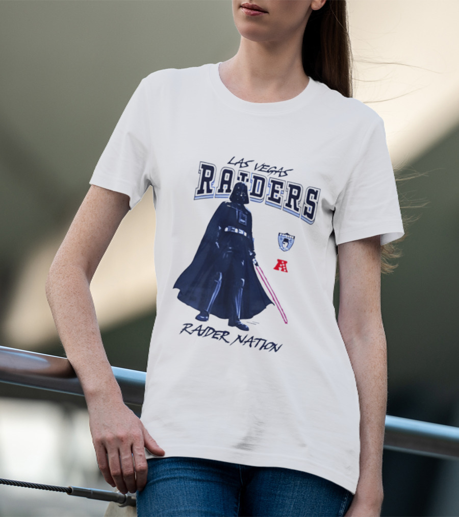 Las Vegas Raiders Darth Vader Raider Nation Star Wars 2026 T-Shirt