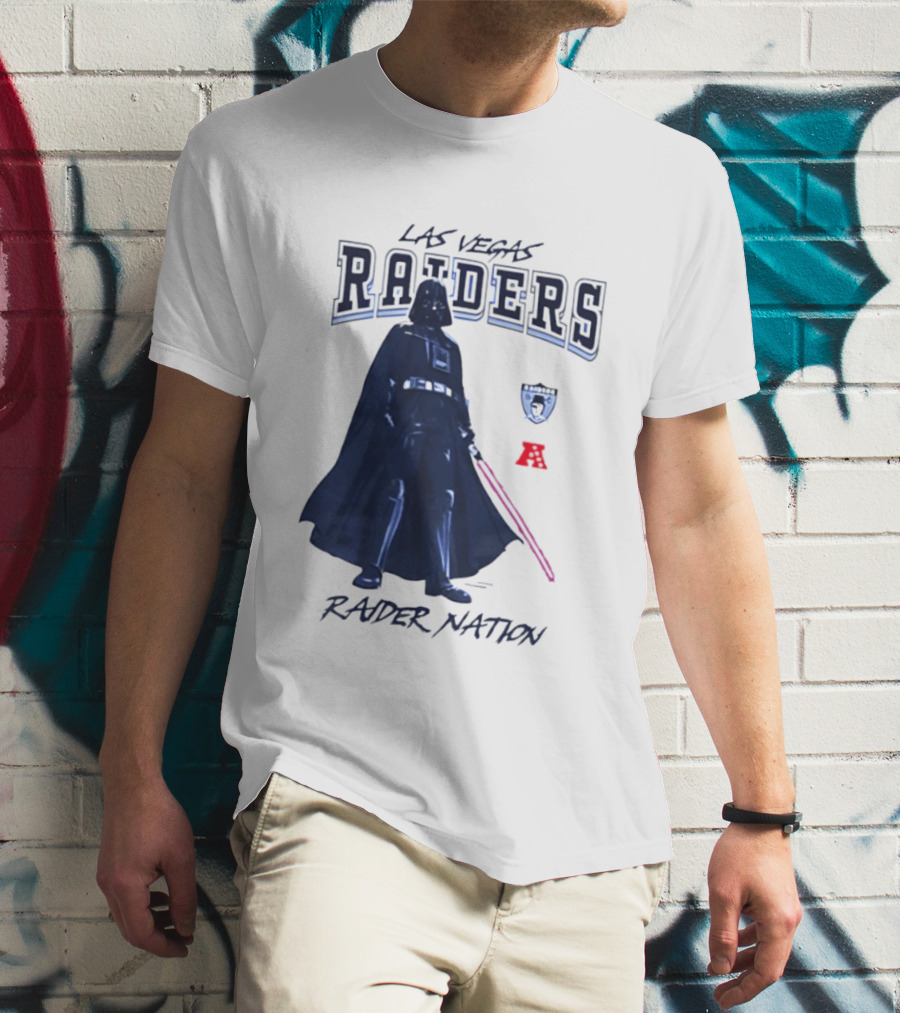 Las Vegas Raiders Darth Vader Raider Nation Star Wars 2026 T-Shirt