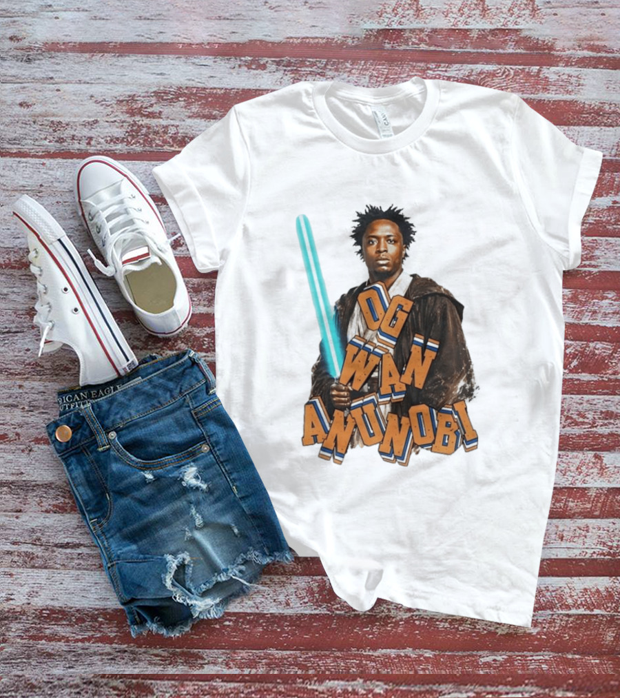 Og Wan Anunobi New York Knicks Basketball Nba 2026 Star Wars T-Shirt