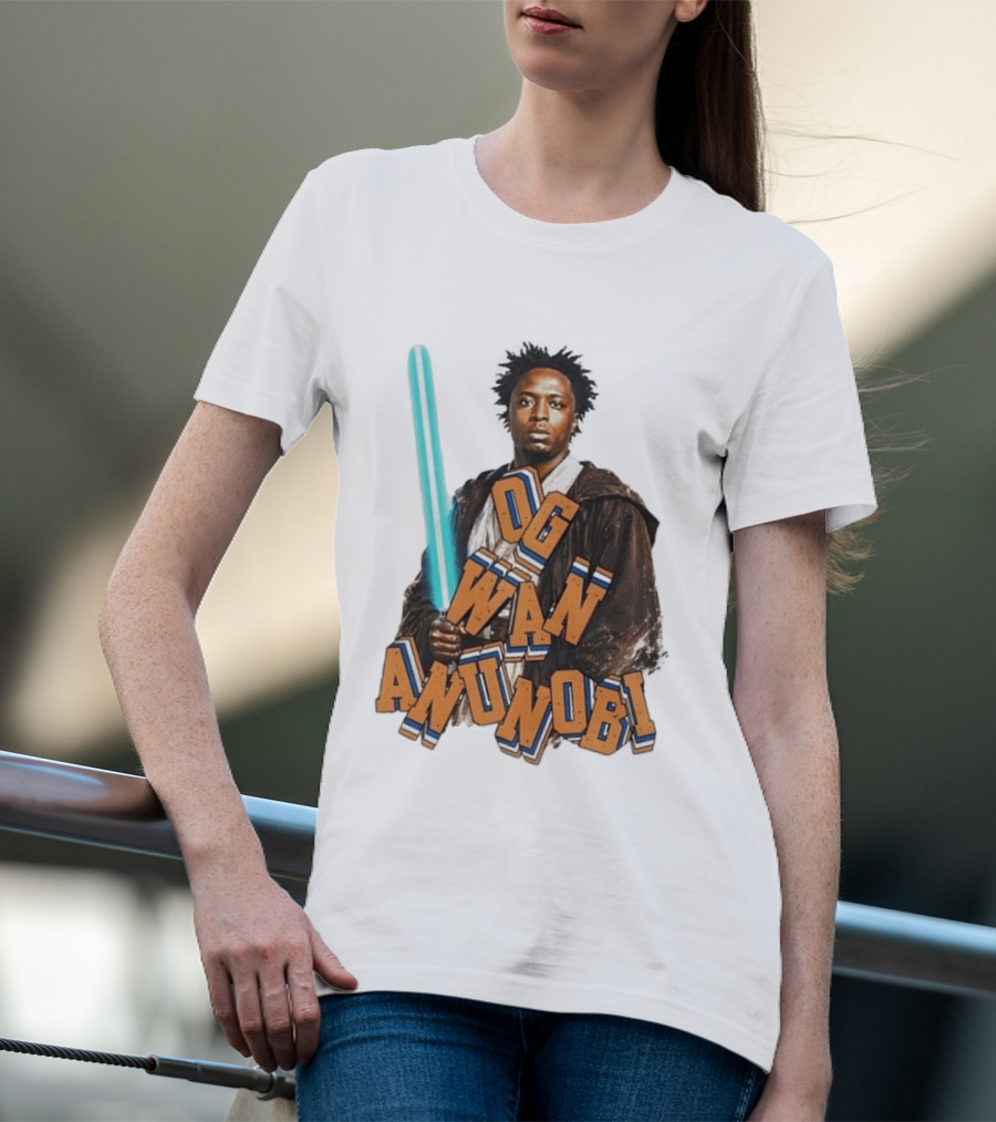 Og Wan Anunobi New York Knicks Basketball Nba 2026 Star Wars T-Shirt