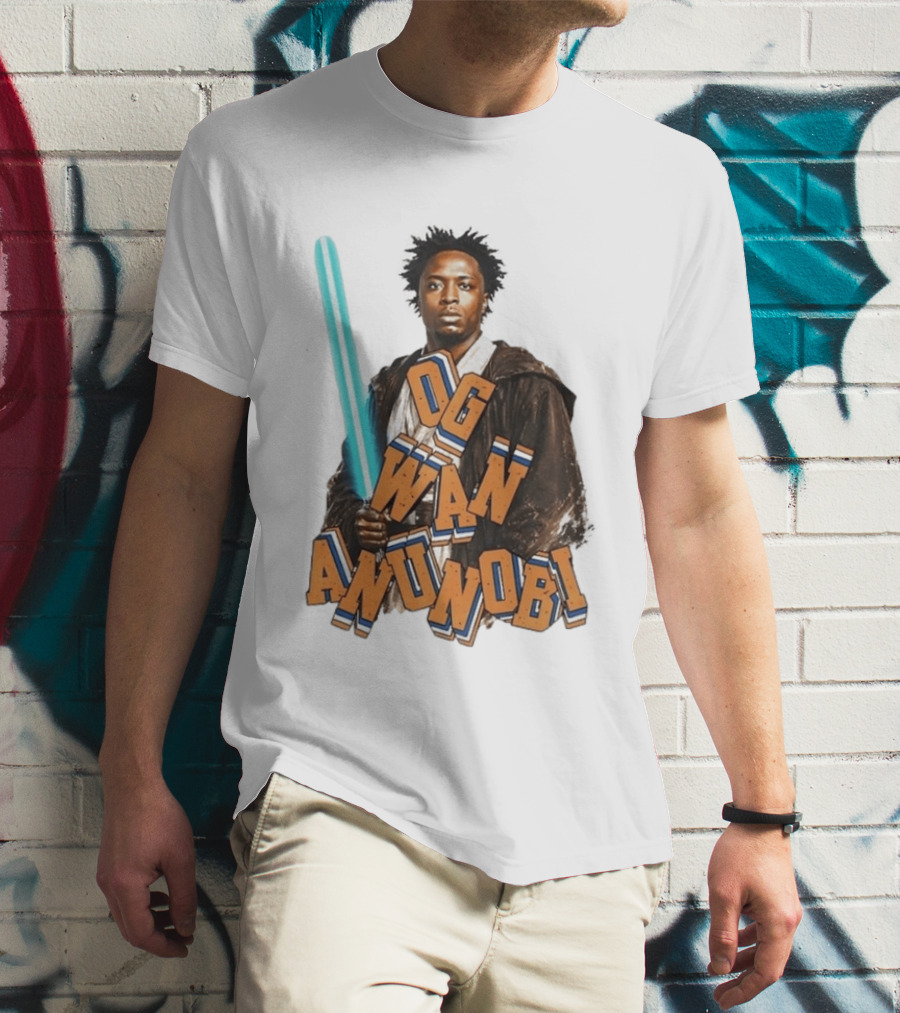 Og Wan Anunobi New York Knicks Basketball Nba 2026 Star Wars T-Shirt