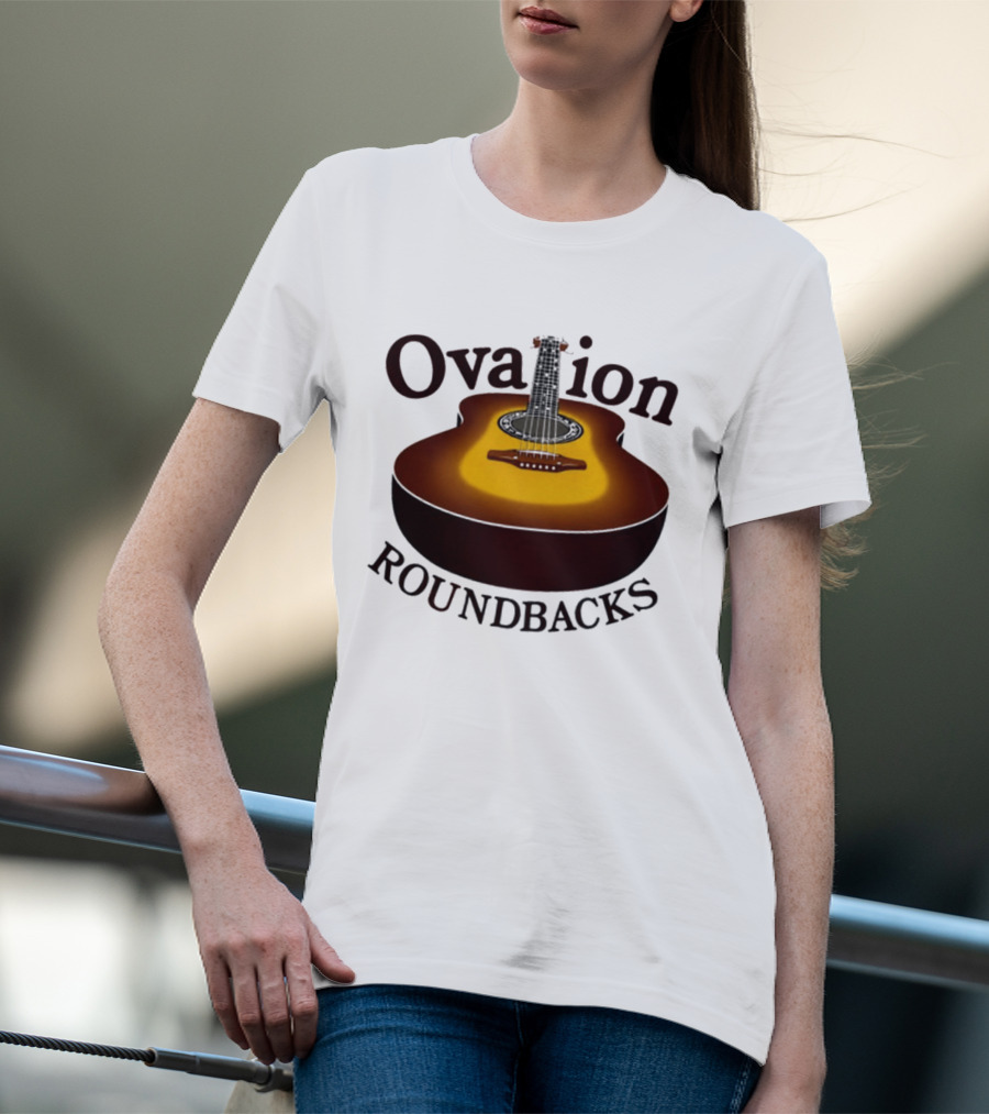 Ovation Roundbacks Acoustic Guitar Folk Music T-Shirt