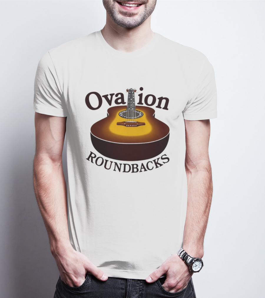 Ovation Roundbacks Acoustic Guitar Folk Music T-Shirt