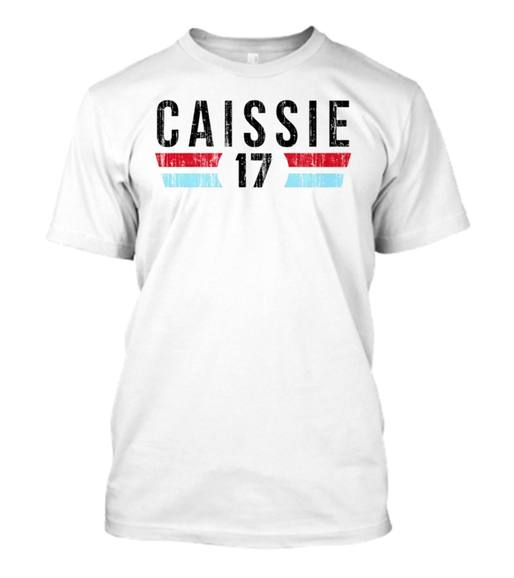 Owen Caissie 17 Marlins Font Distressed T-Shirt