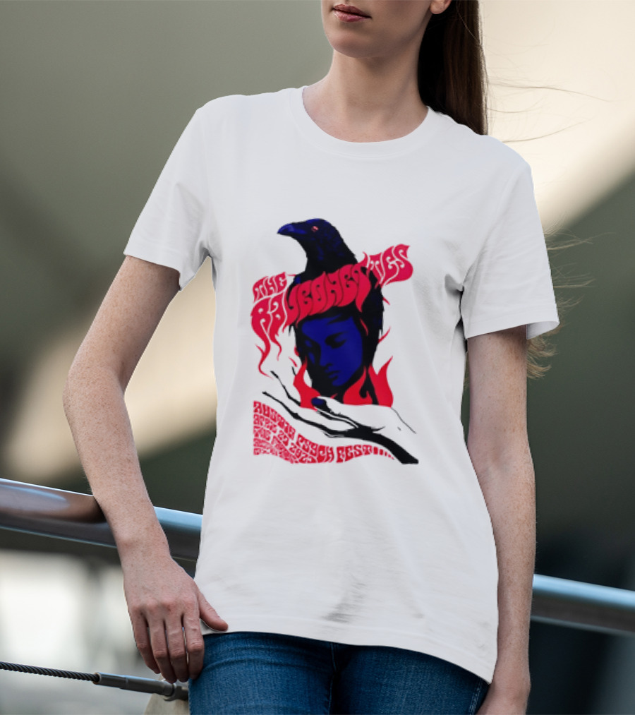 Raveonettes Austin Psych Fest Crow Fire Elements 2014 T-Shirt