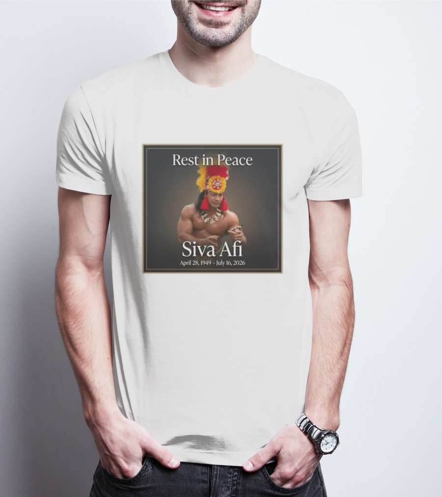 Rest In Peace Siva Afi April 28 1949 July 16 2026 Hawaiian Warrior T-Shirt