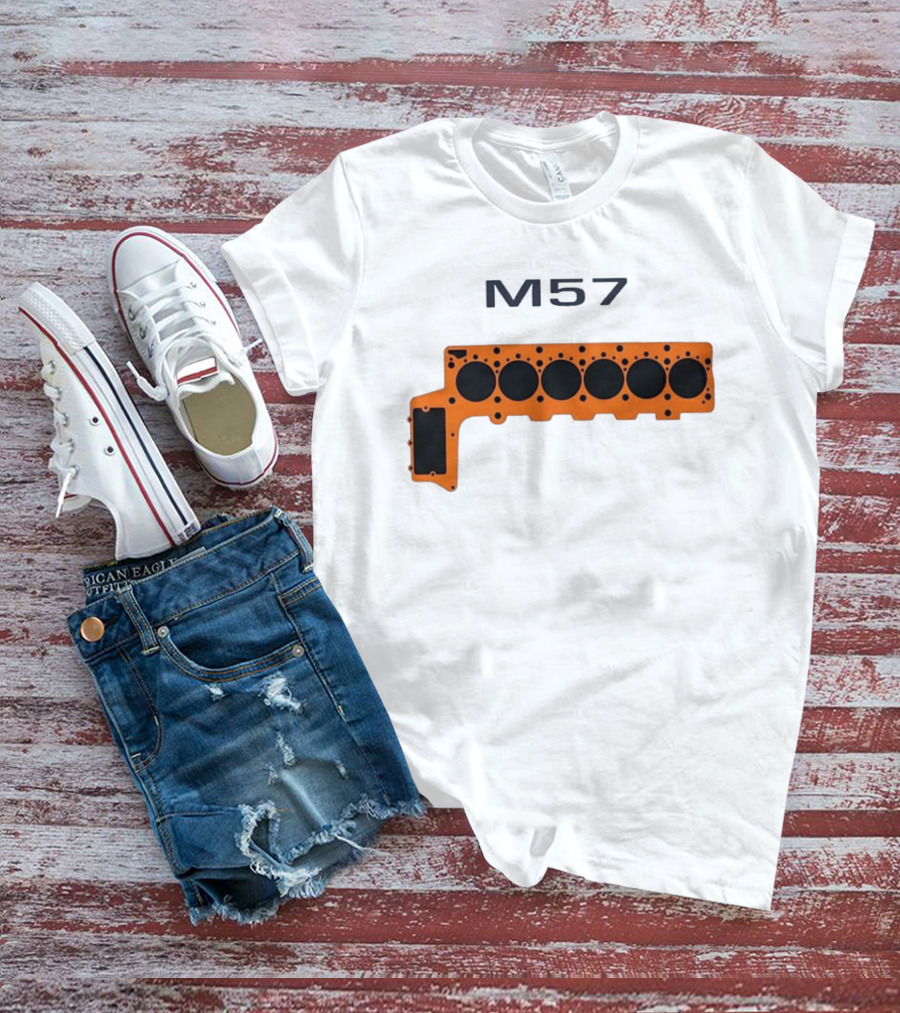 M57 Engine Components BMW Performance Straight Six T-Shirt