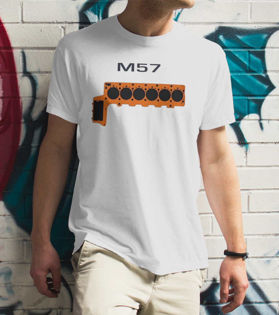 M57 Engine Components BMW Performance Straight Six T-Shirt