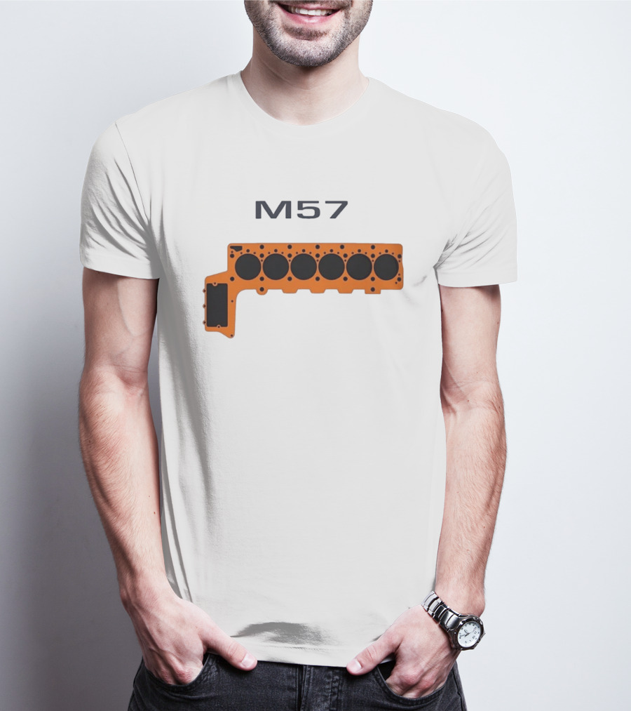 M57 Engine Components BMW Performance Straight Six T-Shirt
