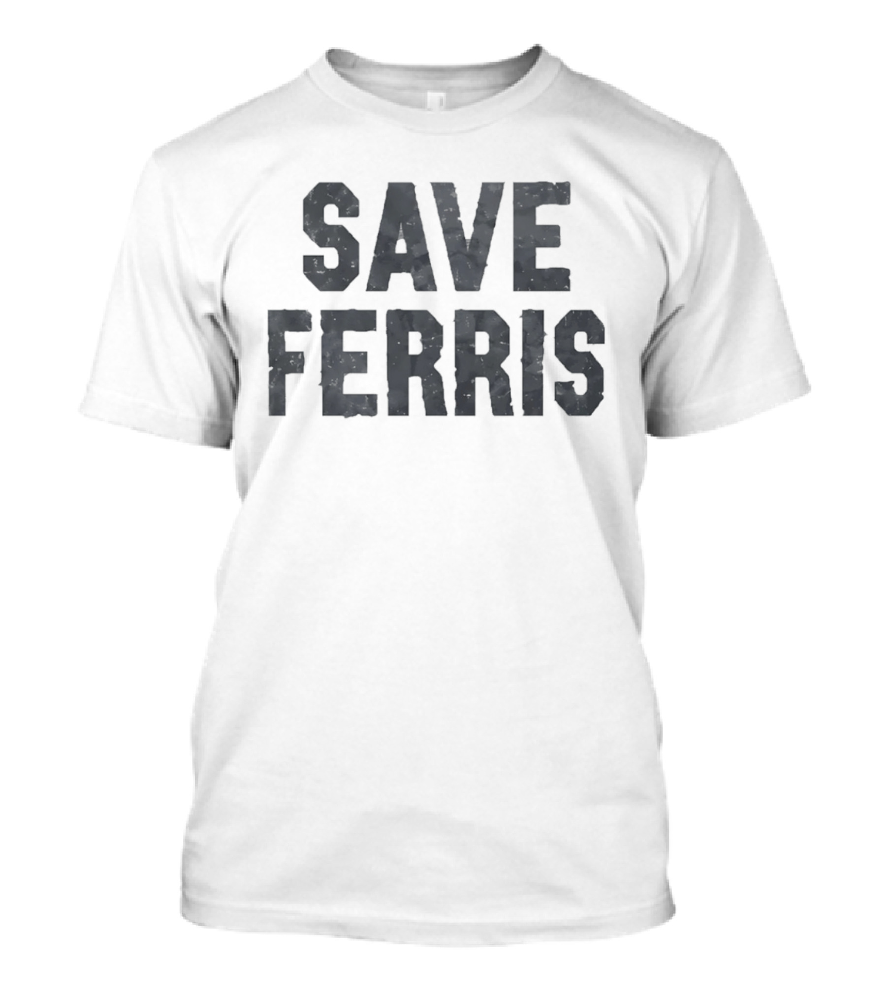 Save Ferris Matthew Broderick Ferris Bueller's Day Off 80s Movie T-Shirt