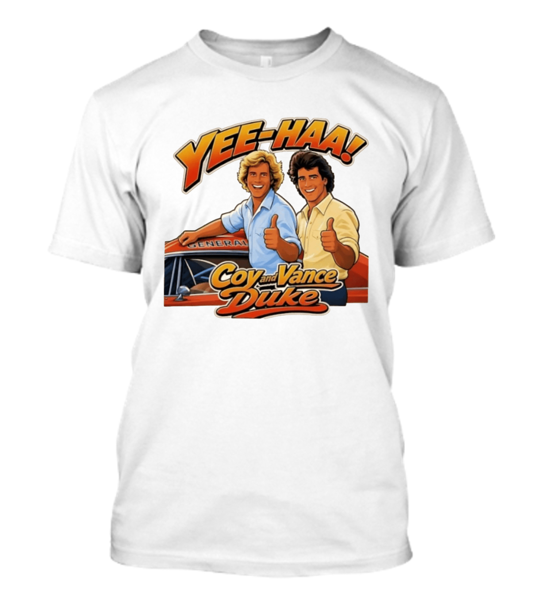 Yee Haa Coy And Vance Duke General Lee T-Shirt