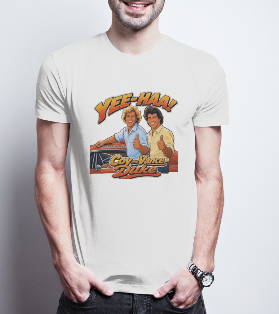 Yee Haa Coy And Vance Duke General Lee T-Shirt