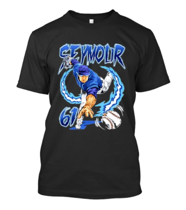 Seymour 61 Pitcher Action Tampa Bay Rays T-Shirt