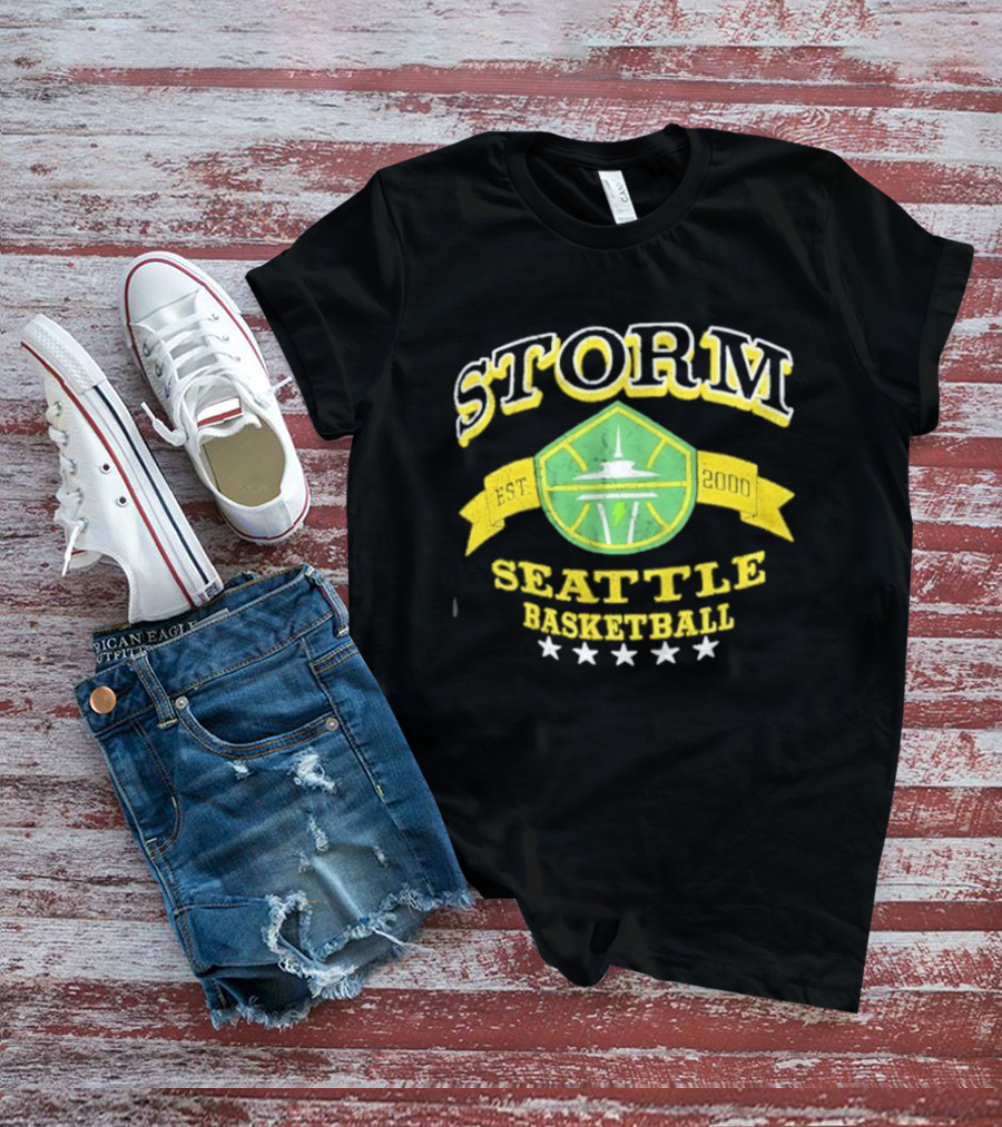 Seattle Storm Basketball Est 2000 WNBA T-Shirt