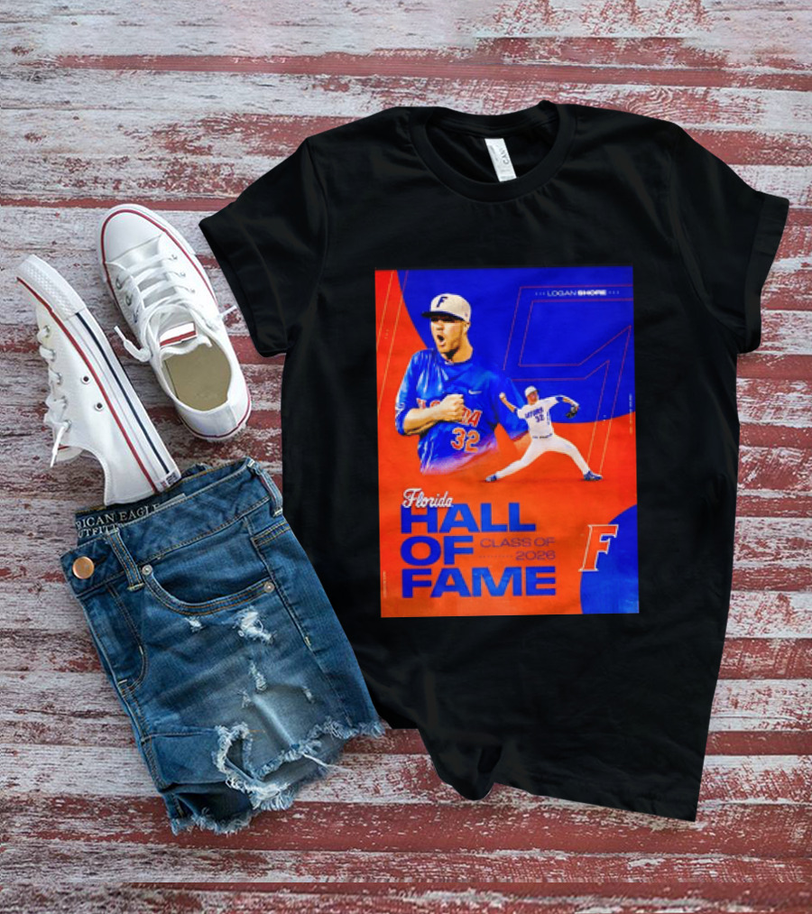 Logan Shore Florida Gators Hall Of Fame Class Of 2026 T-Shirt