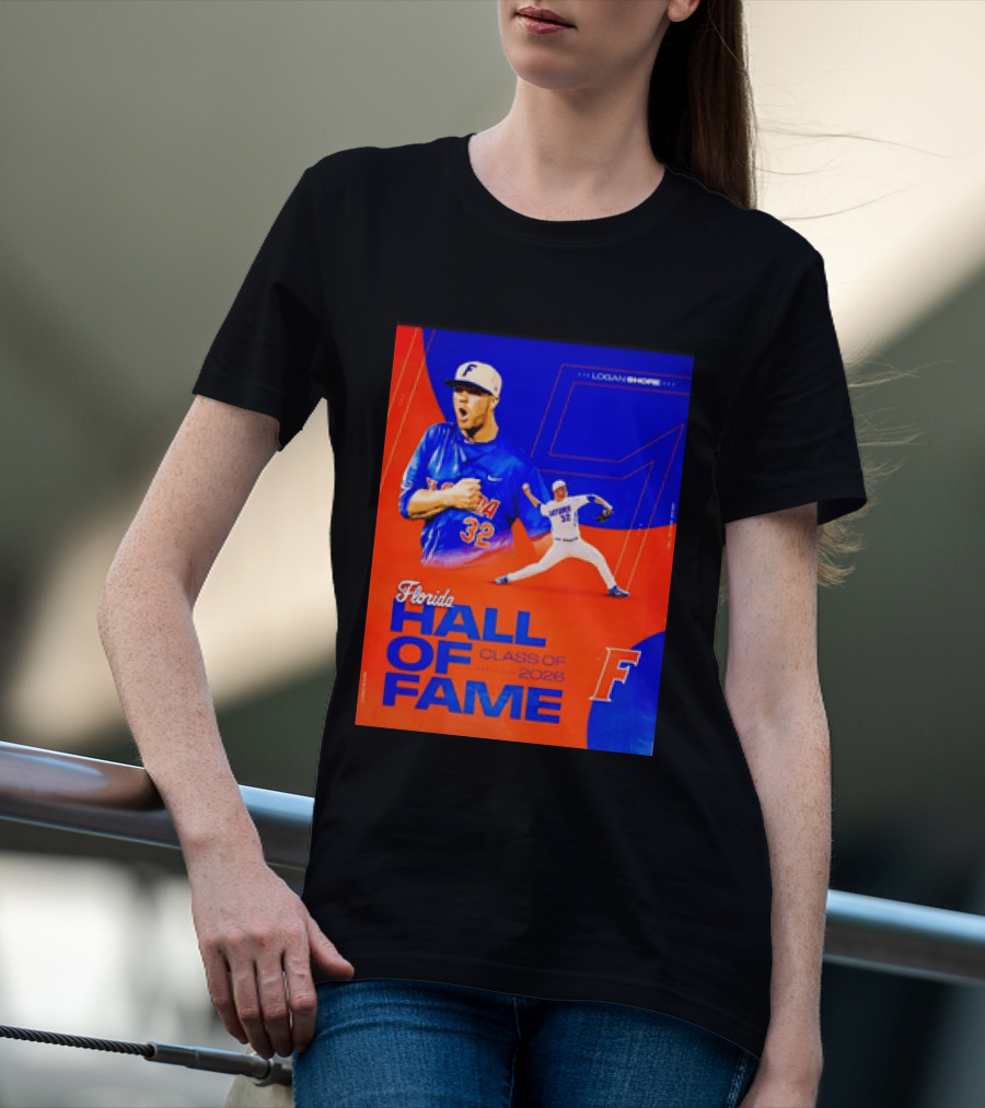 Logan Shore Florida Gators Hall Of Fame Class Of 2026 T-Shirt