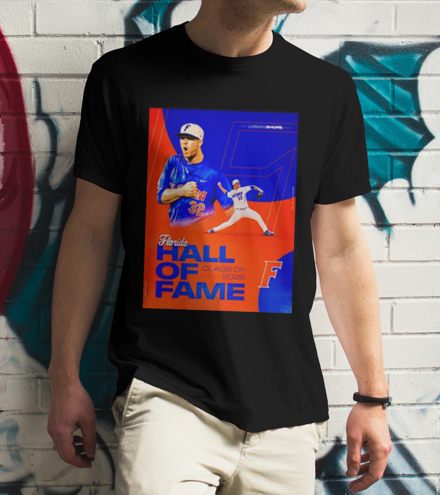 Logan Shore Florida Gators Hall Of Fame Class Of 2026 T-Shirt